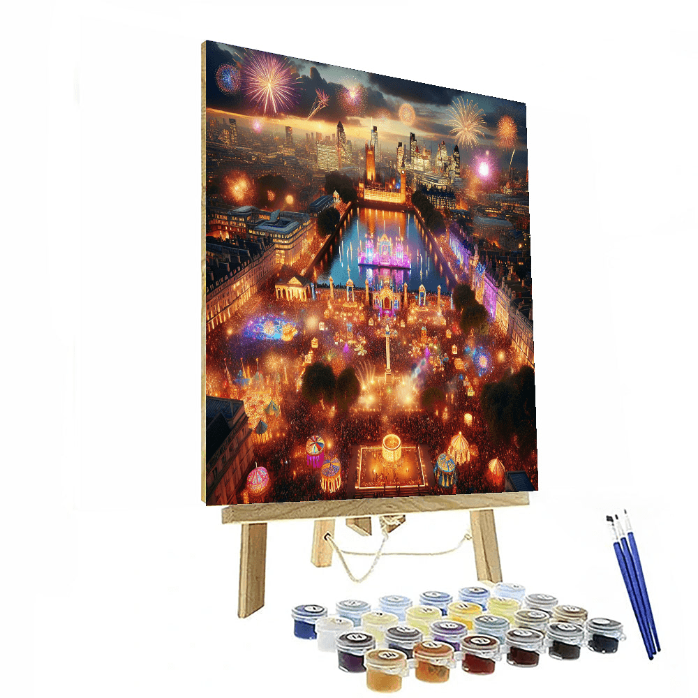 Diwali Festival - London Paint By Numbers Kits