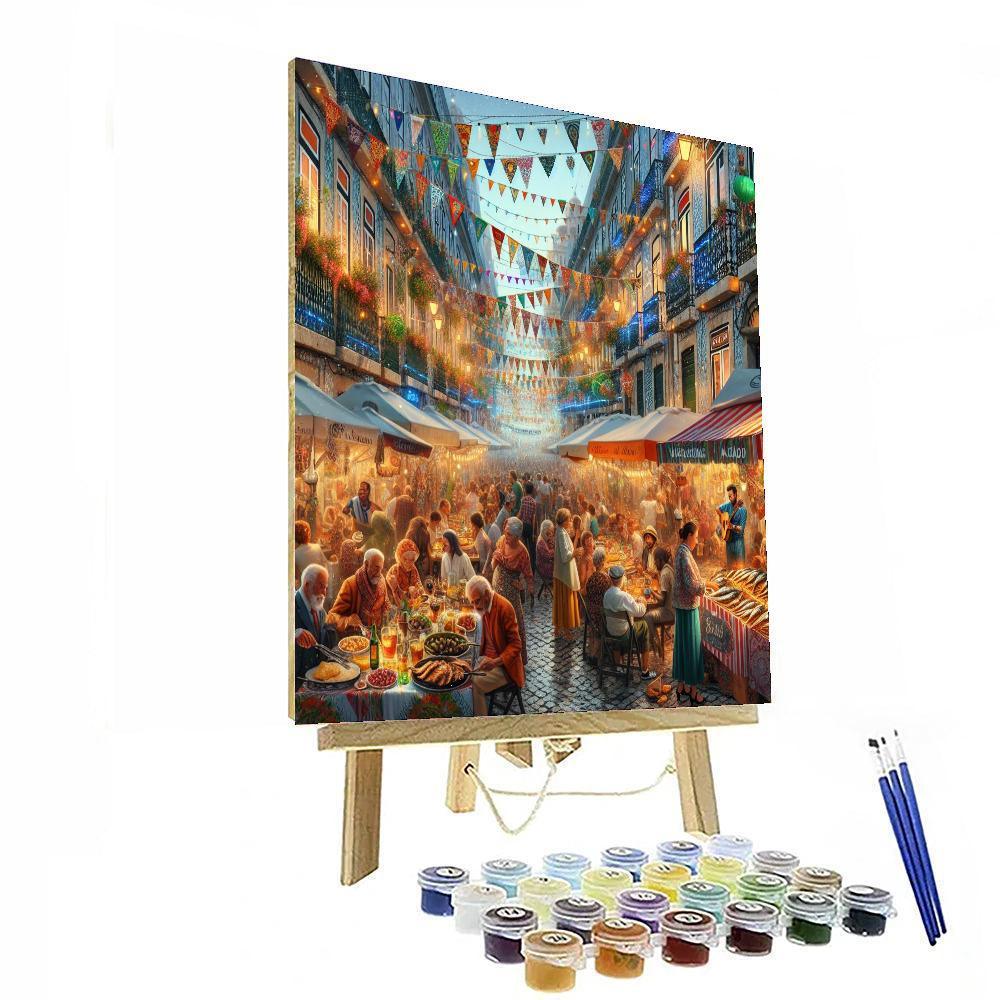 Feast Of Saint Anthony - Portugal Painting Number Kit