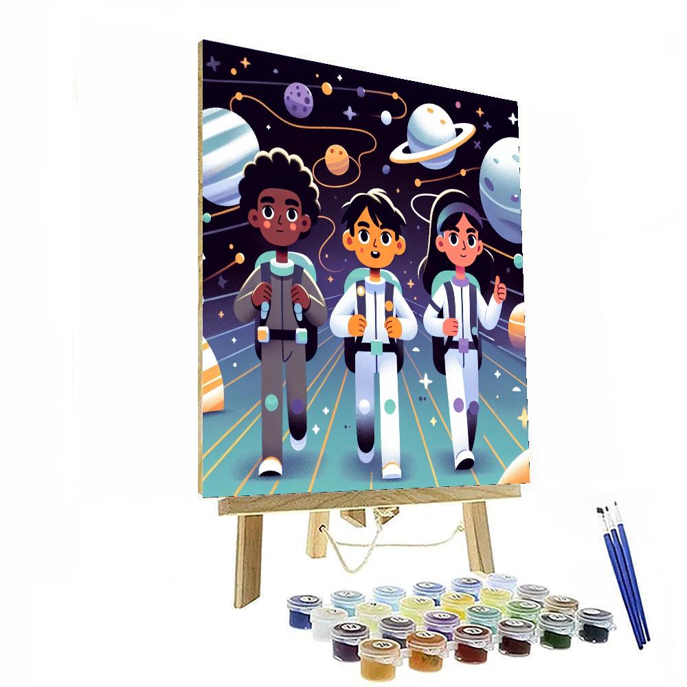 Astral Adventure Seekers Paint By Numbers Art