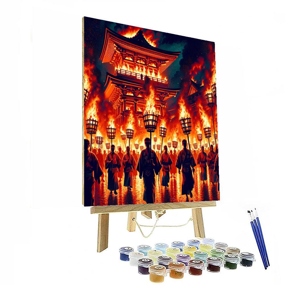 Noto Peninsula Fire Festival - Japan Paint By Numbers Art