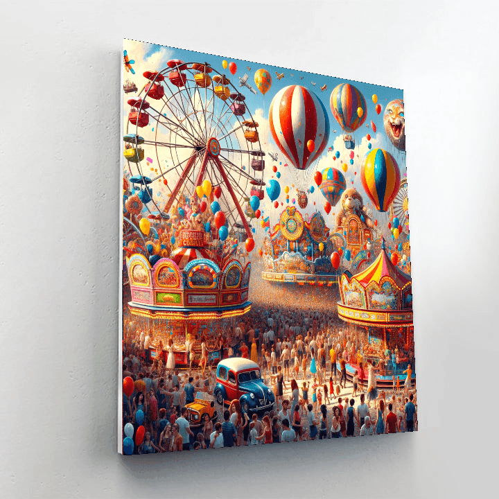 Joyful Carnival Celebration Paint By Numbers