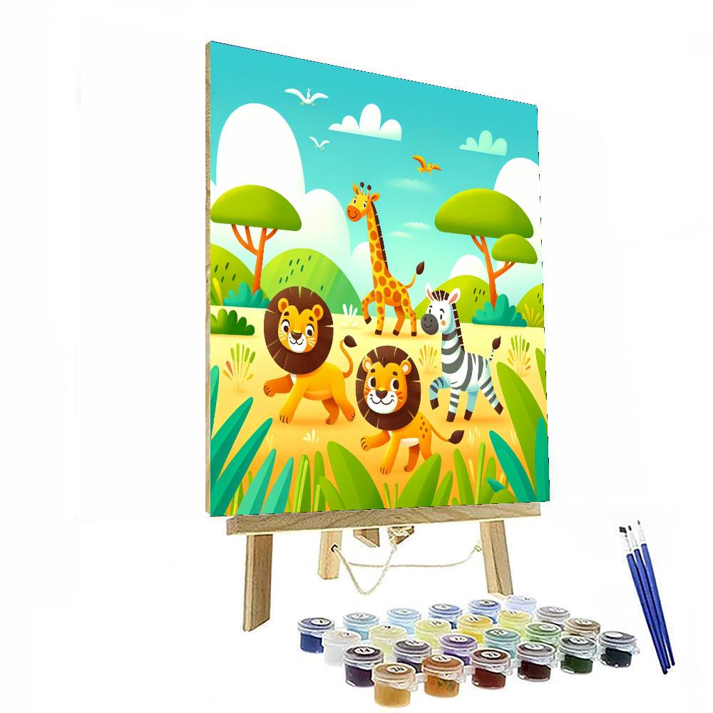 Savannah Adventure DIY Paint By Numbers