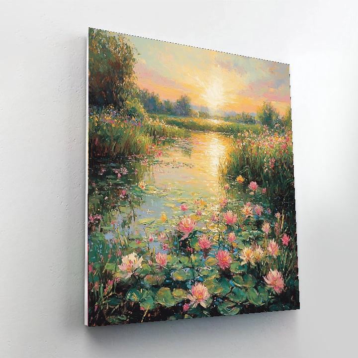 Claude Monet Inspired Eden's Palette  Paint By Number