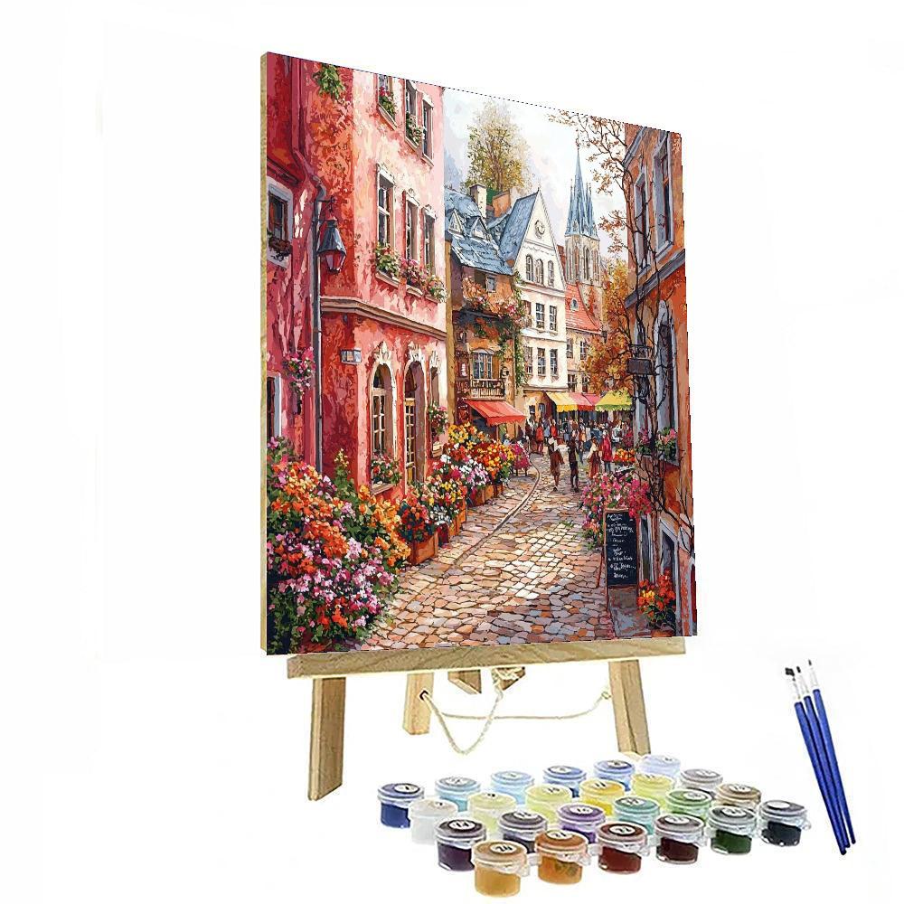 Riga Old Town Numbered Painting Kits