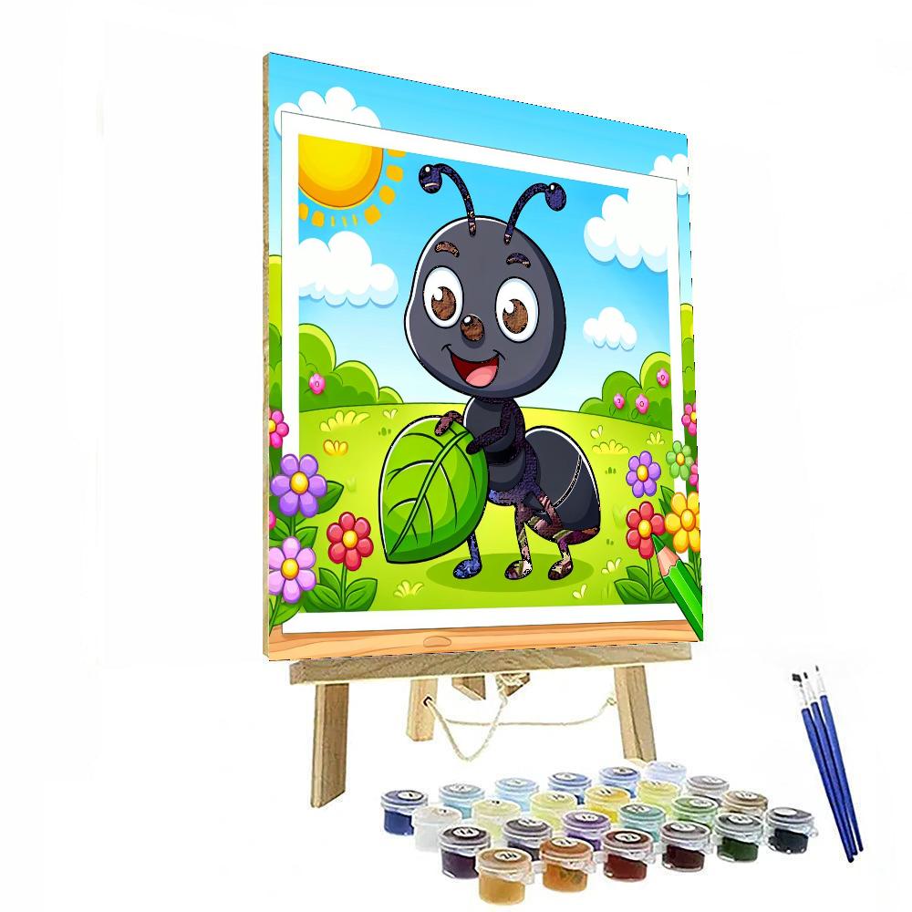 Cheerful Ant Paint By Number