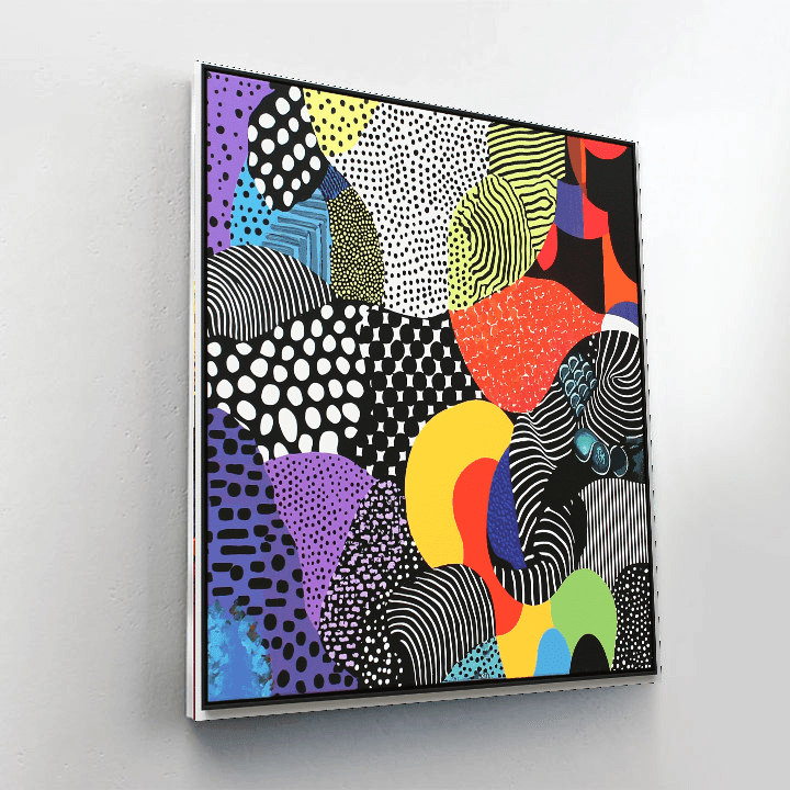 Bridget Riley Inspired Dreamy Patterns  Paint By Numbers Art
