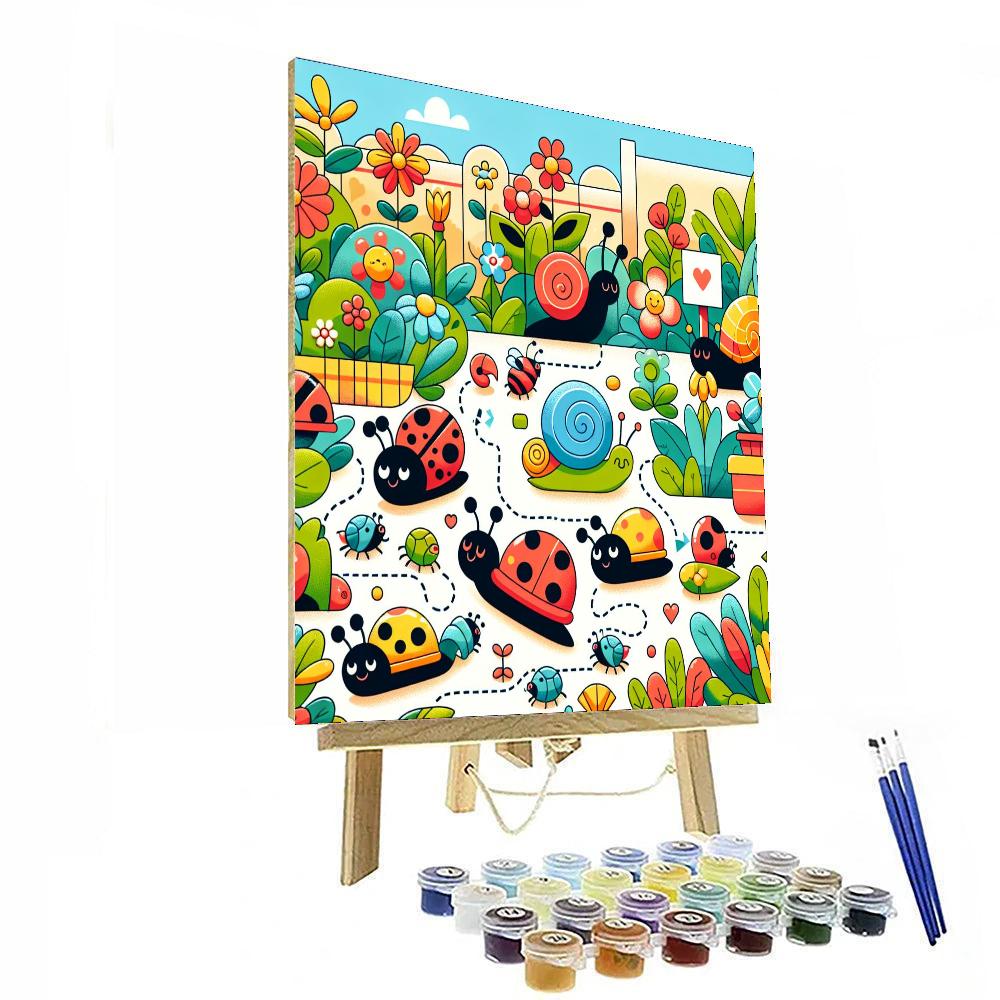 Petite Garden Parade Paint By Numbers Art