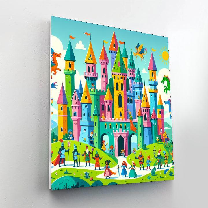 Magical Castle Adventures Paint By Color