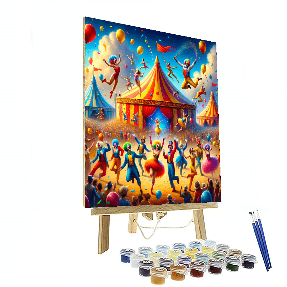 Joyful Circus Spectacle - DIY Painting By Numbers Kit
