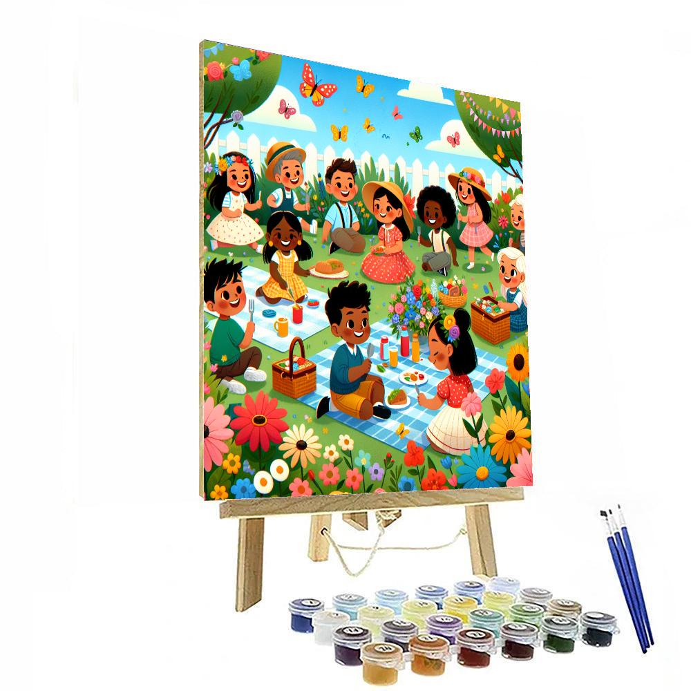 Artful Garden Celebration Paint By Numbers Art