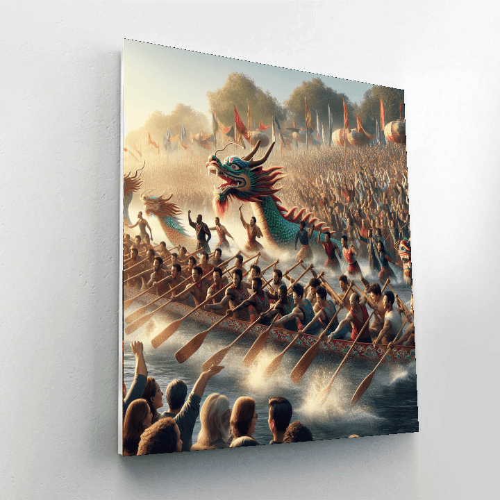 Dragon Boat Festival - China Paint By Numbers Kits