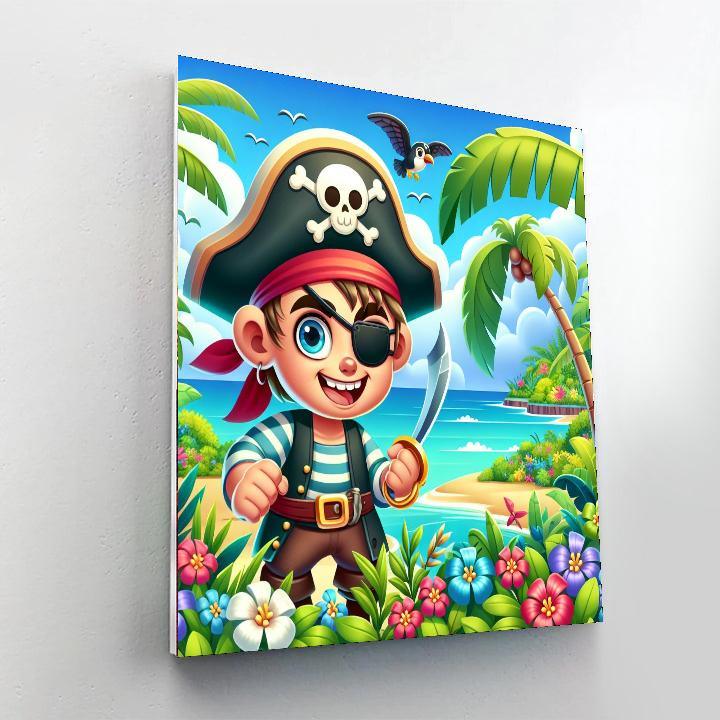 Island Treasure Painting By Numbers Kit