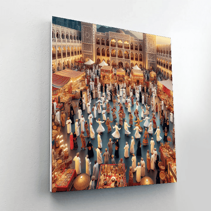 Oman’s Muscat Festival Number Painting