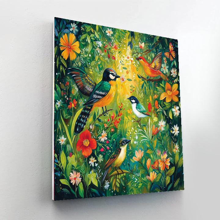 Frida Kahlo Inspired Serenade Of Nature's Sounds  Paint By Numbers Kits