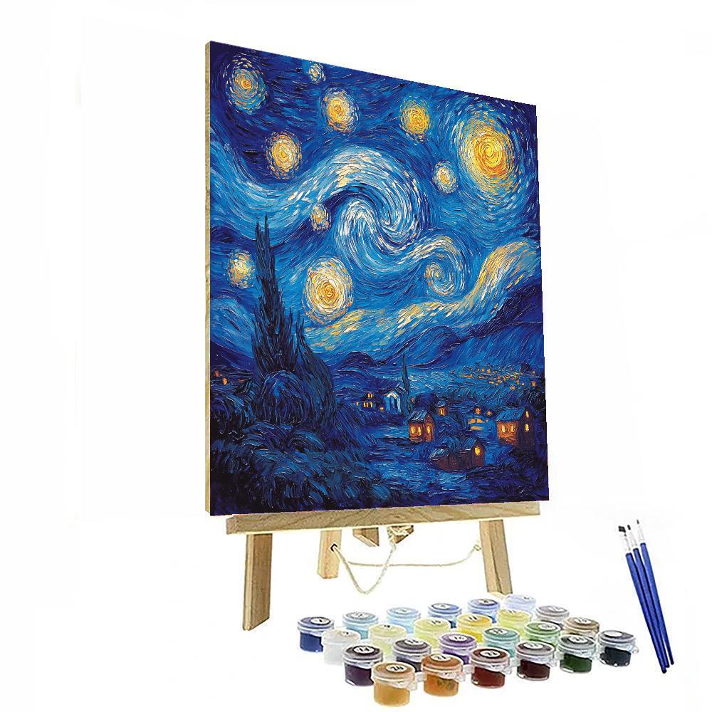 Vincent Van Gogh Inspired Night Sky Wonder  Paint By Numbers Kits