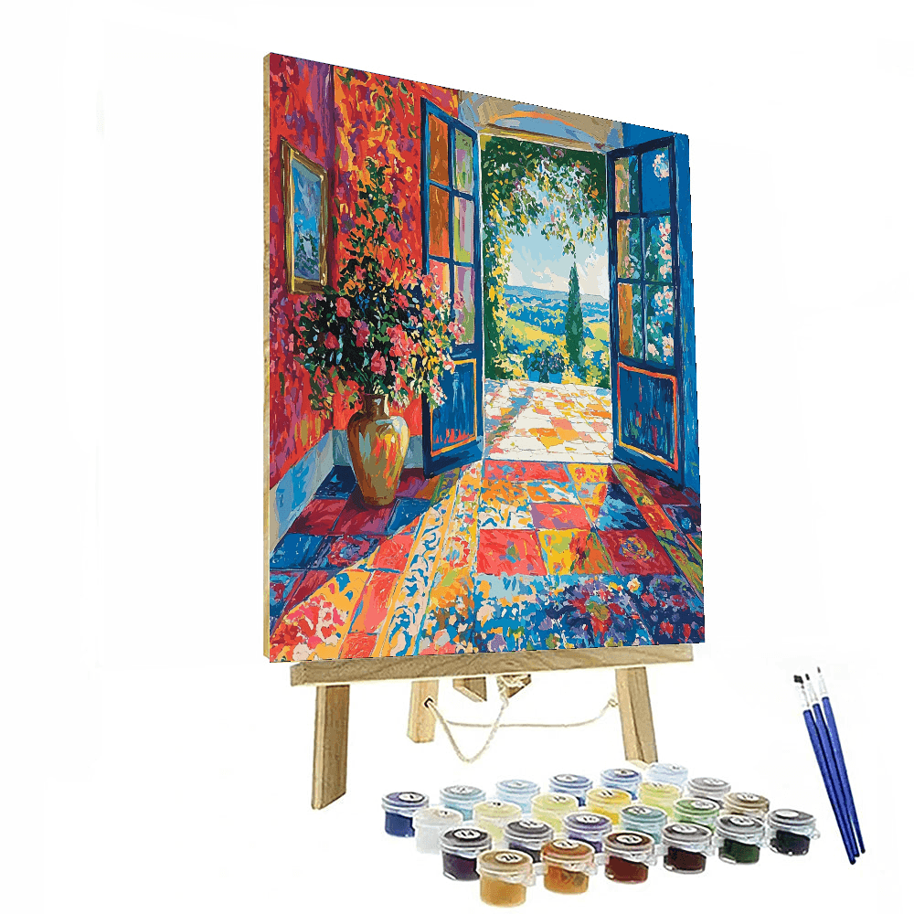 Henri Matisse Inspired Vibrant Stillness  Paint By Numbers
