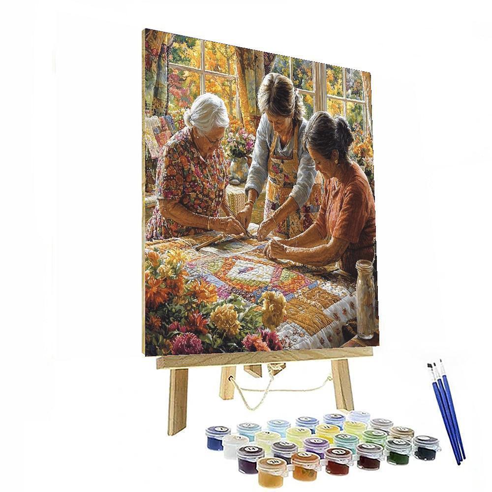 Grandma's Quilt Paint By Numbers Kits