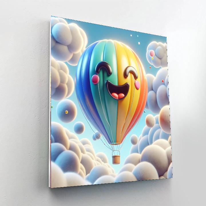 Cheerful Balloon Paint By Numbers Kits