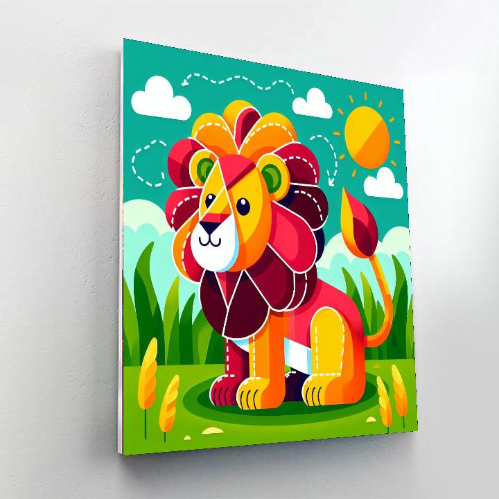 Proud Lion Paint By Numbers Kits