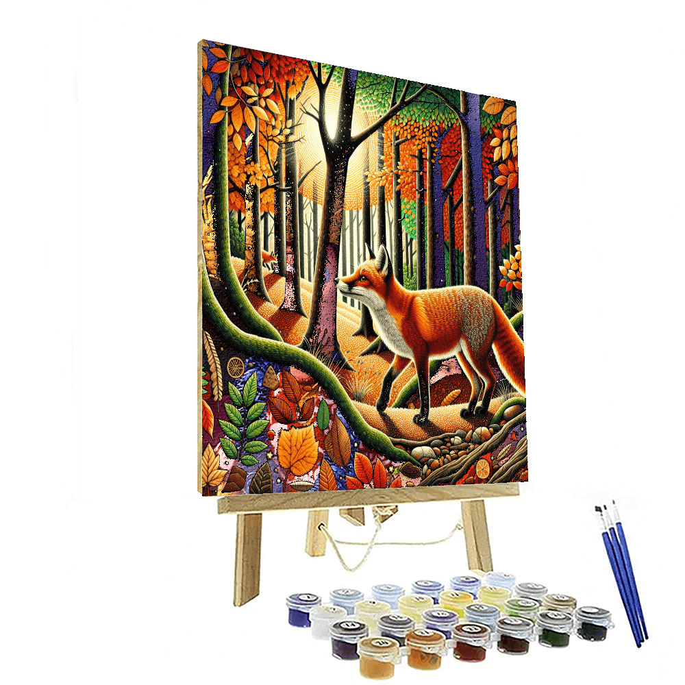 Foxy Forest Adventure Paint By Number