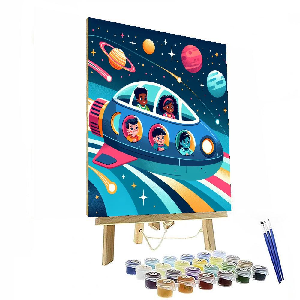 Starship Explorers Painting By Numbers Kit