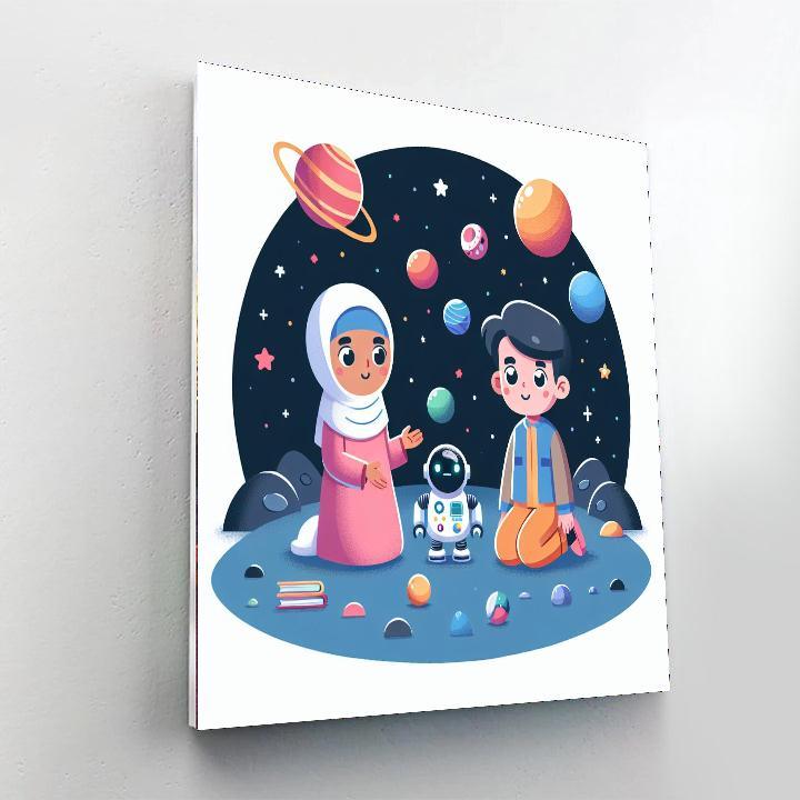 Robotic Space Mission Paint By Numbers Kits