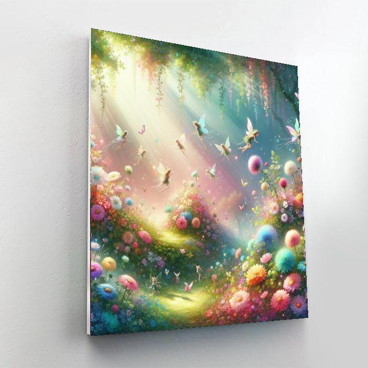 Enchanted Fairy Tale Garden DIY Paint By Numbers