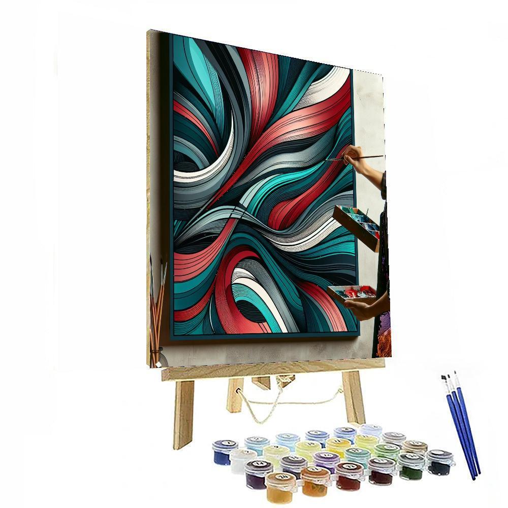 Modern Abstract Exploration Numbered Painting Kits