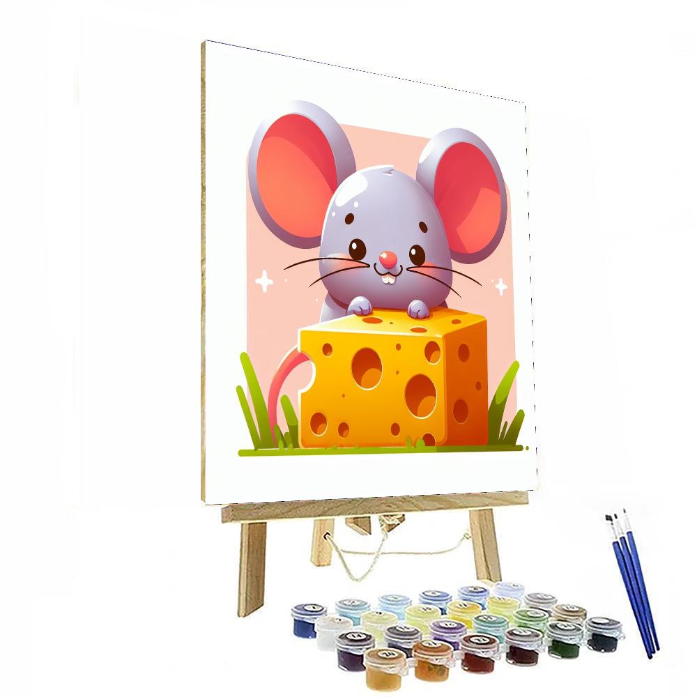 Charming Little Mouse DIY Paint By Numbers