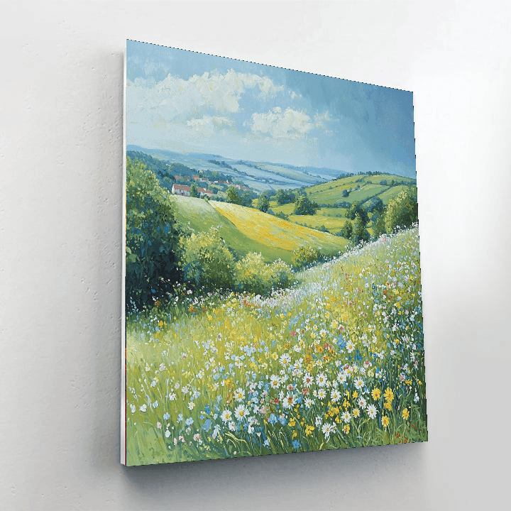 John Constable Inspired A Stroll Through The Meadow  Paint By Numbers Art