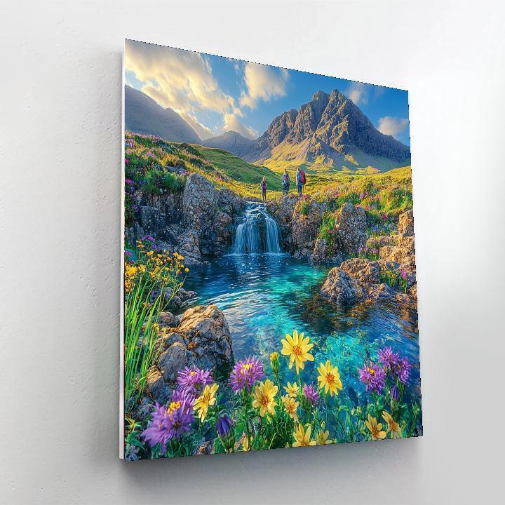 Skye's Fairy Pools Painting Number Kit