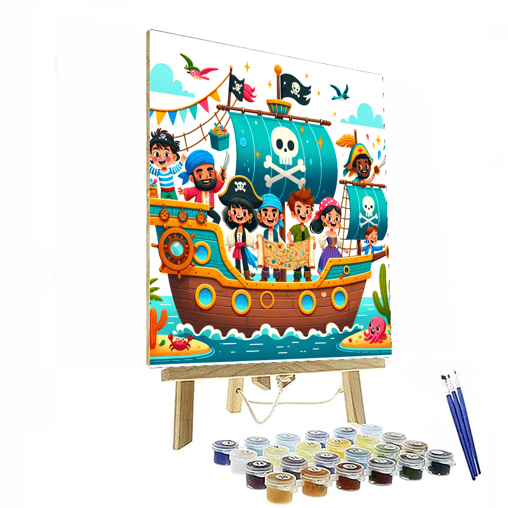 Daring Pirate Adventure Paint By Number