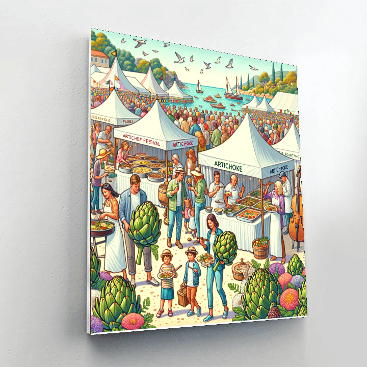 The Artichoke Festival Paint By Color