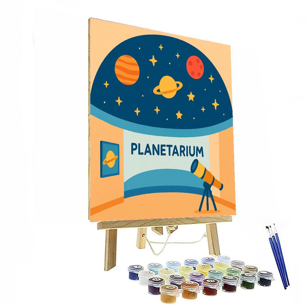 Celestial Planetarium Night Paint By Color