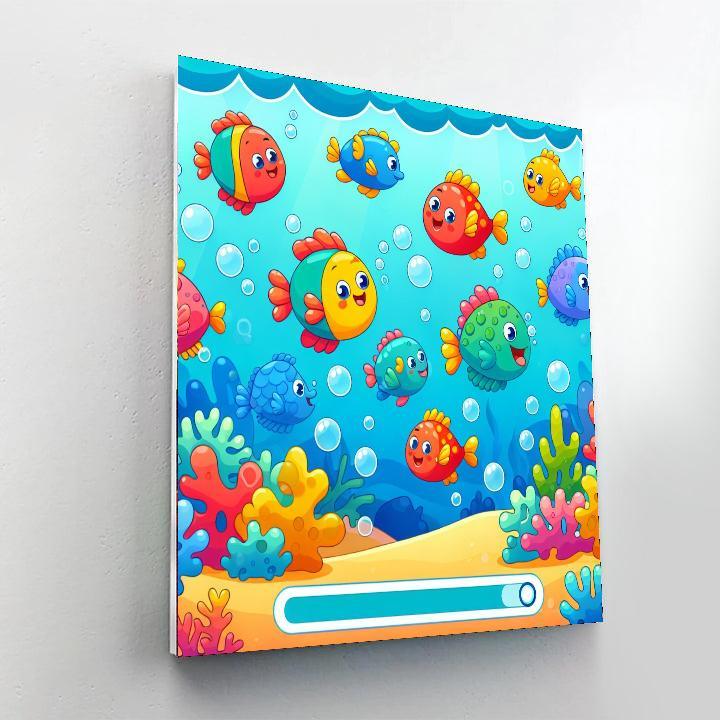Ocean Life Adventure Painting Number Kit