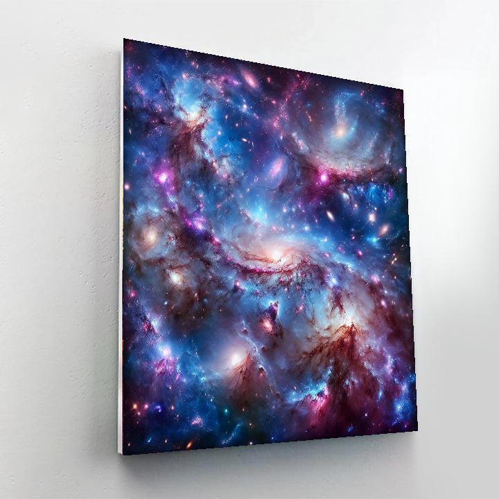 Eternal Cosmos Exploration Paint By Color