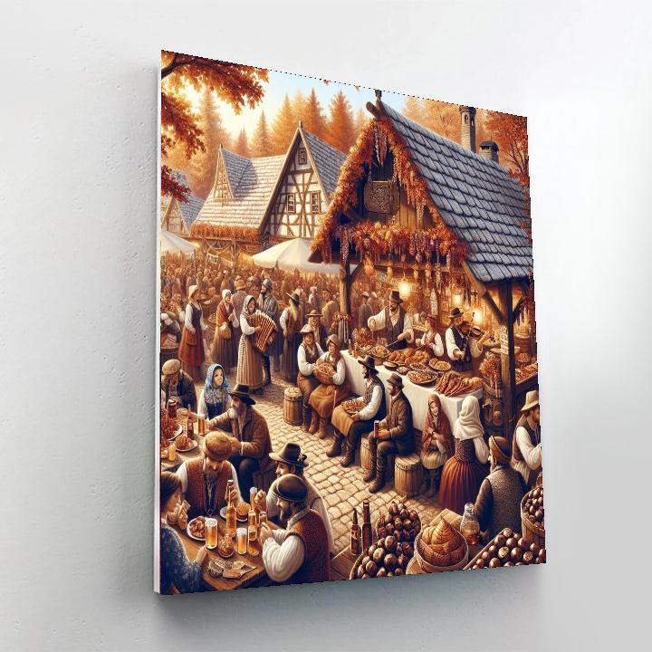The Chestnut Festival - Italy Numbered Painting Kits