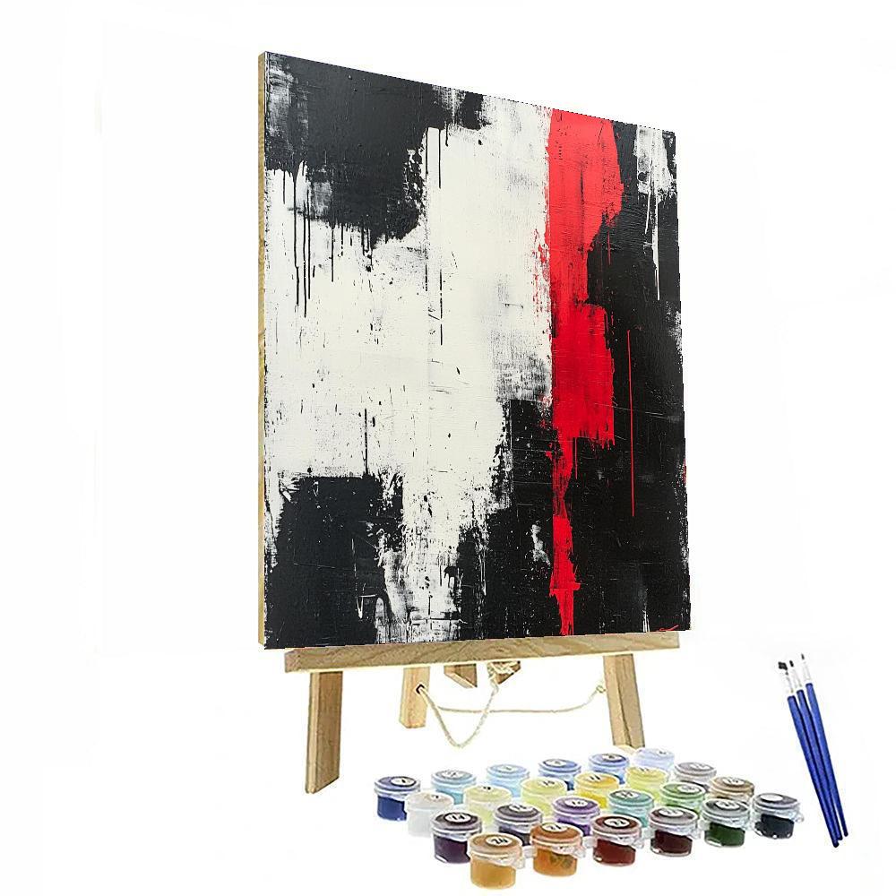 Banksy Inspired Shadows Of Silence  Numbered Painting Kits
