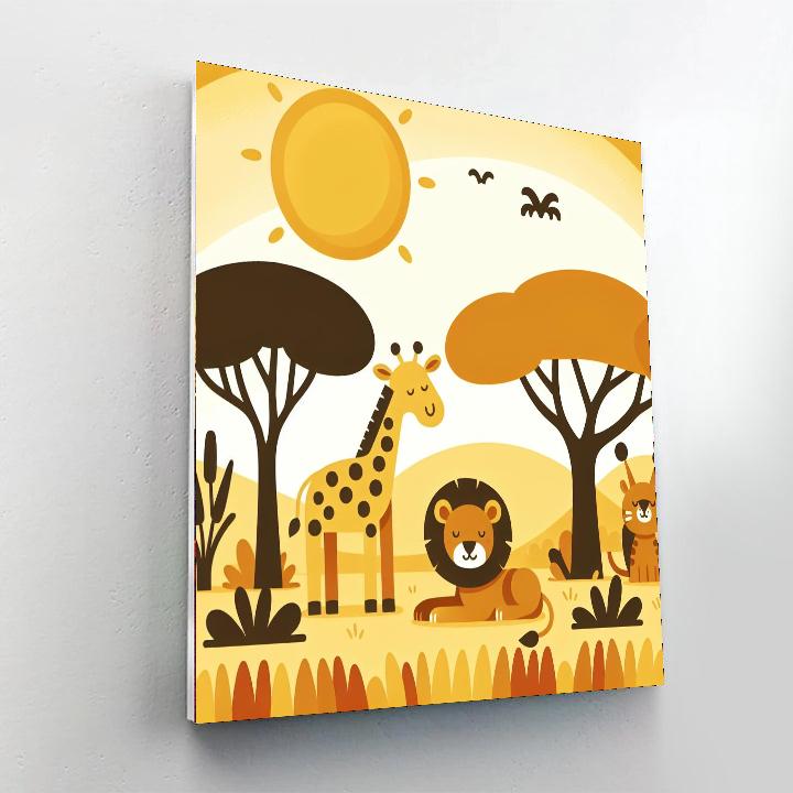 Sun-kissed Safari Adventure Paint By Numbers Kits