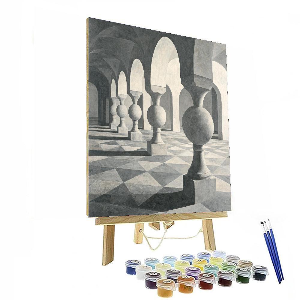 Michelangelo Inspired Sculptural Harmony  Painting Number Kit