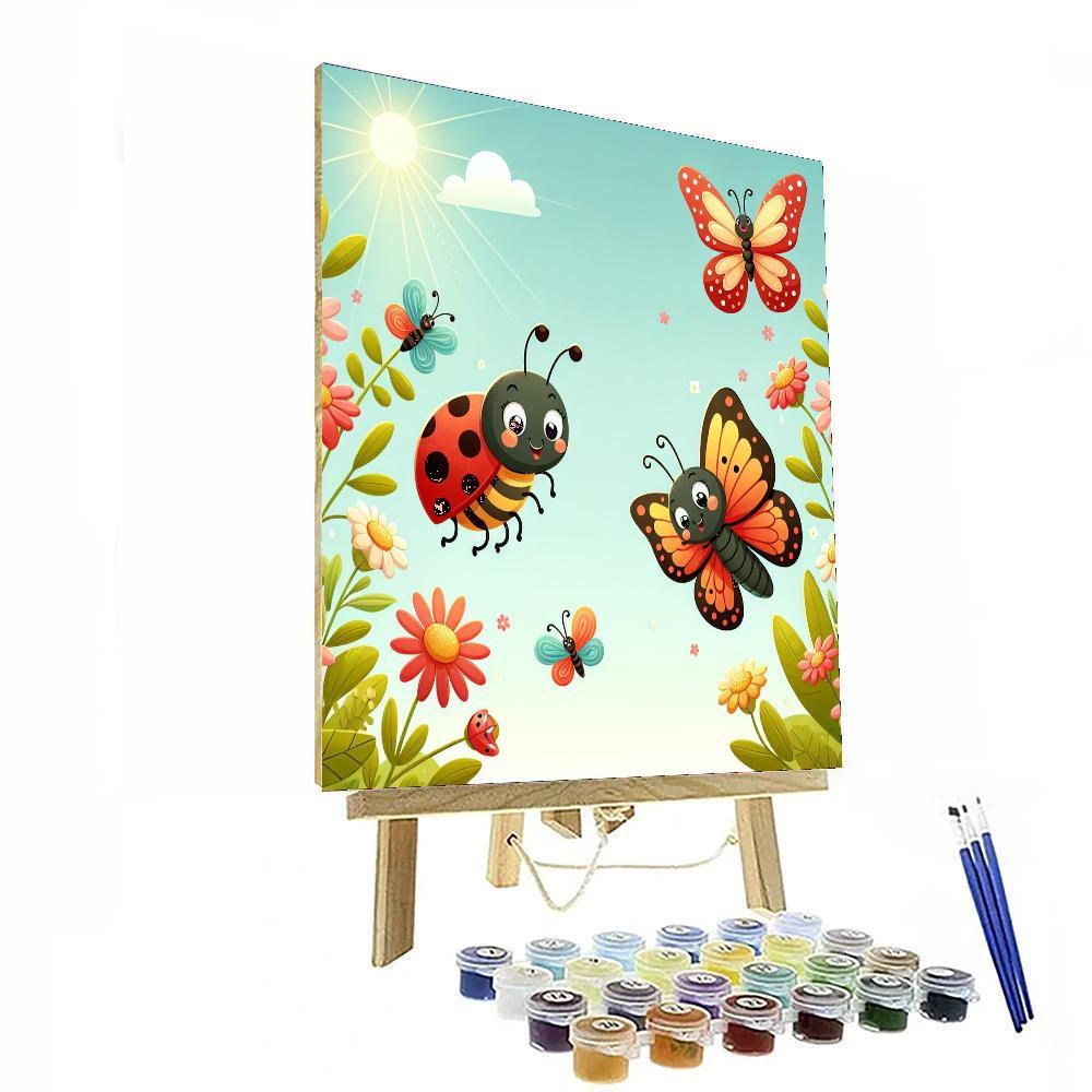 Colorful Bug Kingdom Paint By Numbers