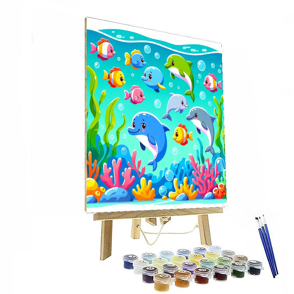 Exploring Undersea World Paint By Numbers Art
