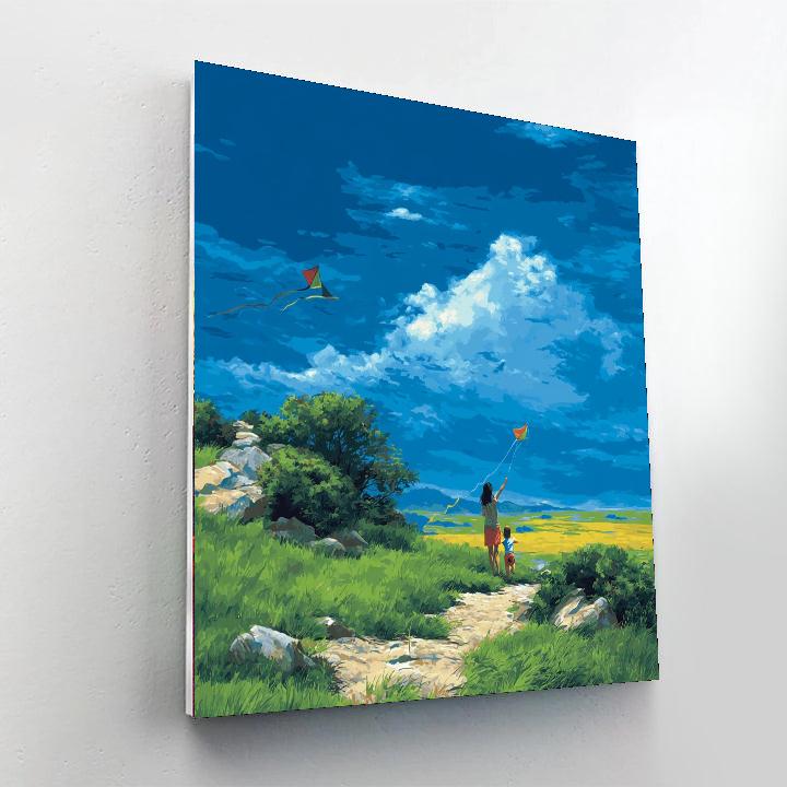 Kites Of Joy Paint By Numbers Kits