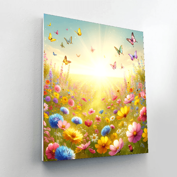 Sunshine In The Meadow Paint By Numbers Art
