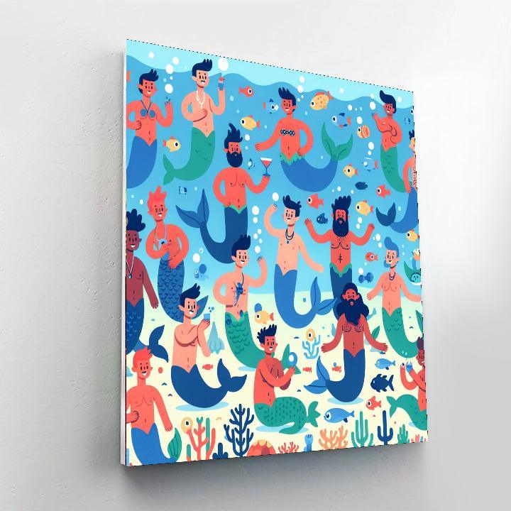 Merry Merman Mayhem Paint By Color