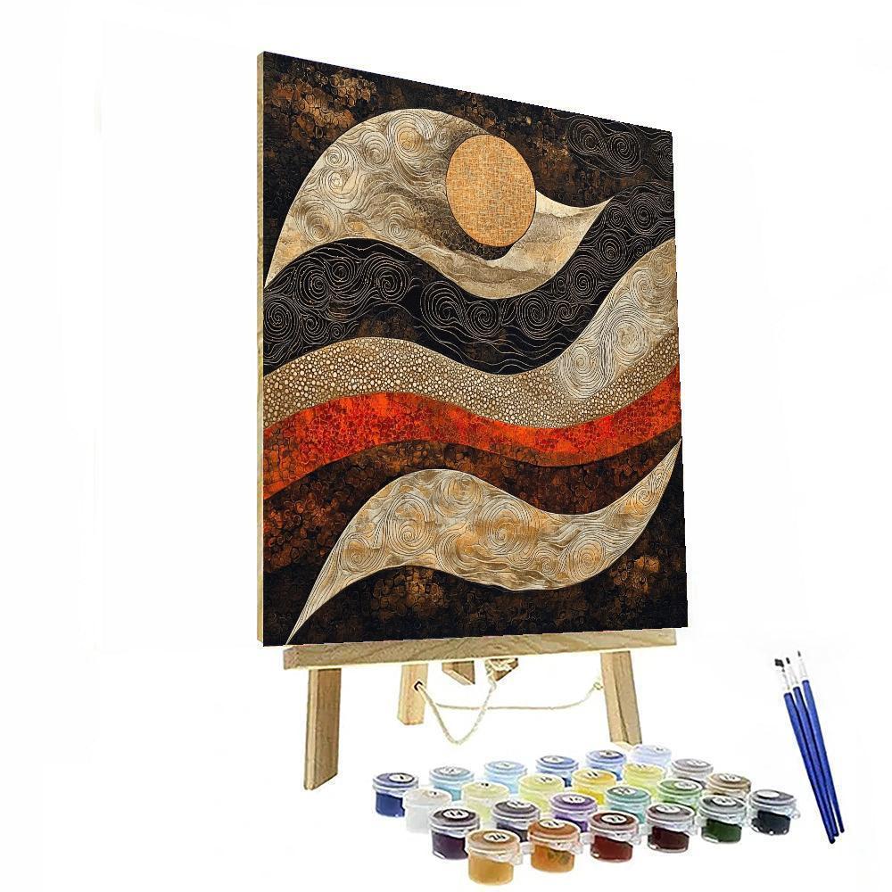 Nandalal Bose Inspired Ethereal Tapestry Of Myths  Painting Number Kit