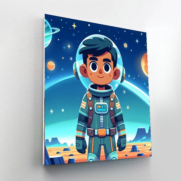 Space Ranger Paint By Number