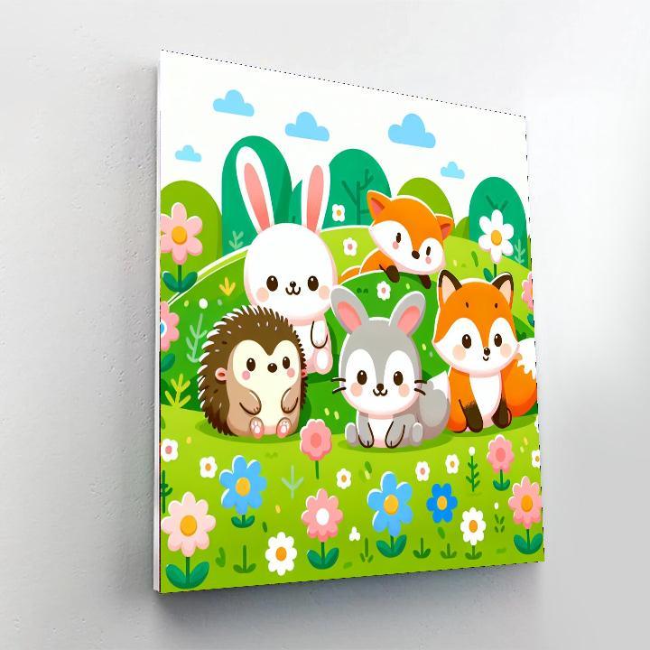 Cute Critter Crew Paint By Color