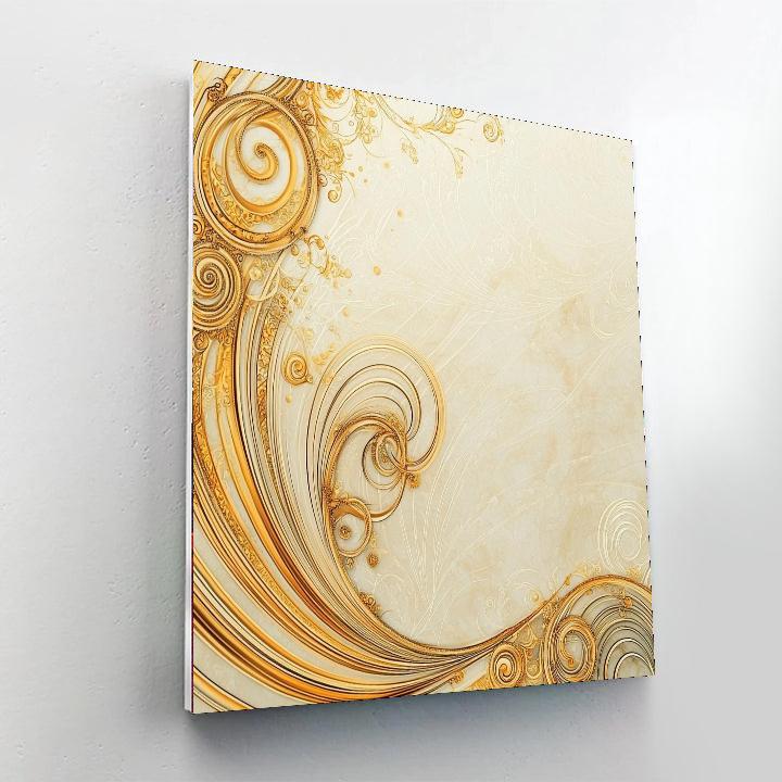 Alphonse Mucha Inspired Temporal Whirl  Painting Number Kit