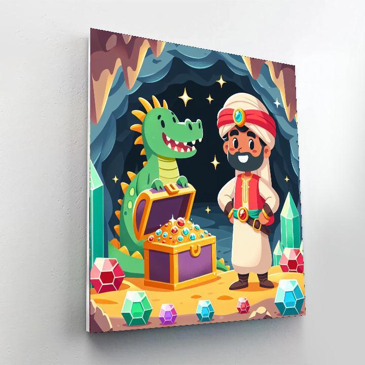 Dragon's Lair Exploration Painting Number Kit
